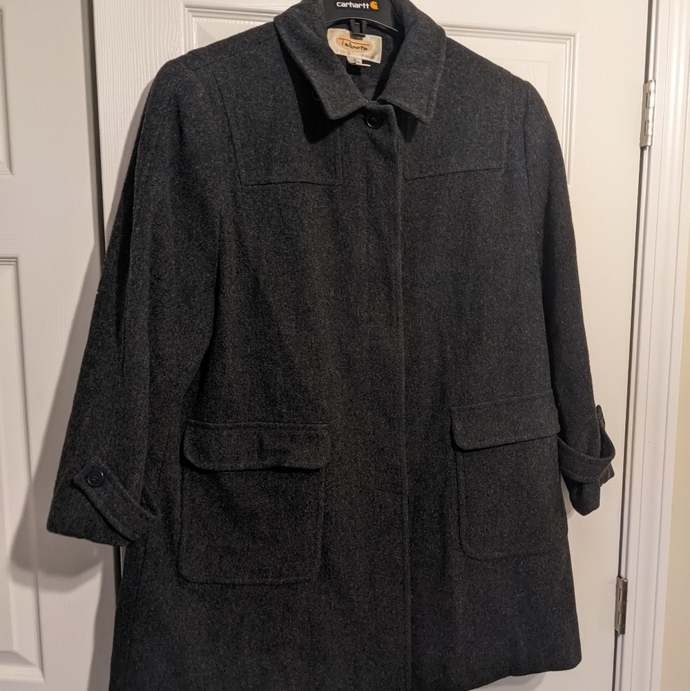 Talbots 100 percent wool women's size 14 coat